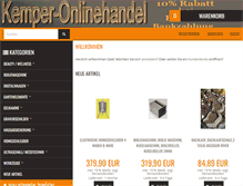 Tablet Screenshot of kempergbr.de